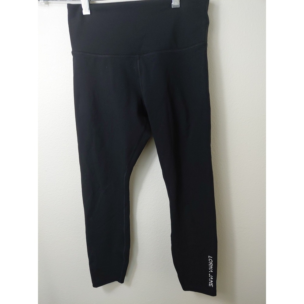 Lorna Jane Women's Size Sz 4 Black Ankle Leggings